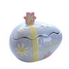 Lovely Flower Ceramic Egg Shape Jewelry Box Organizer Storage Case for Rings Bracelet Necklace Earrings