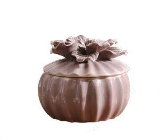 Ceramic Decoration Storage Box Occident Style Jewelry Box; Flower Coffee