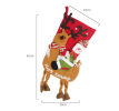 Christmas Stockings, 3D Plush Fireplace Hanging Stockings for Family Christmas Decoration