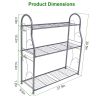 3 Tier Plant Stand Shelf Flower Pot Holder Display Rack 88LBS Utility Storage Organizer