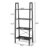 4-Tier Ladder Shelf Bookcase Bookshelf Display Rack Plant Stand