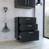 Penny Storage Cabinet, Three Drawers , Four Casters