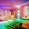 LED Strip Lights 16.4FT 150 LEDs RGB Color Changing Lamp IP65 Waterproof 5050 LED Dimmable LED Decorative Lights