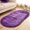 Fluffy 6cm Plush Carpet Fuzzy Wool Floor Mat Multicolor Oval Soft Living Room Bedroom Aldult Boys Girls Home Decor Cute Fashion