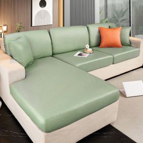 Waterproof technology fabric sofa cover, all inclusive, universal cushion, all season universal seat cushion, leather sofa cover, wholesale of hats (Color: Keyue Light Green)