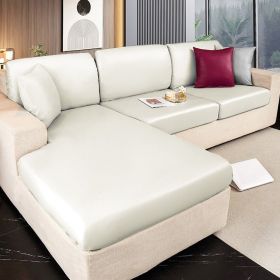 Waterproof technology fabric sofa cover, all inclusive, universal cushion, all season universal seat cushion, leather sofa cover, wholesale of hats (Color: Keyue Beige)