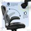 Air Lumbar Bonded Leather Manager Office Chair