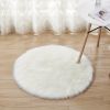 1pc, Plush Imitation Wool Area Rug for Home Living Room and Bedroom - Soft and Durable Floor Mat for Home Decor