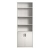 Traditional 5 Shelf Bookcase with Doors