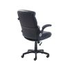 Air Lumbar Bonded Leather Manager Office Chair