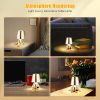 Bedside Touch Control Table Lamp;  Creative Little Golden Man Decorative Thinker Statue LED Desk Lamp