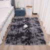 1pc, Ultra Soft Tie-Dyed Shaggy Area Rug for Bedroom, Living Room, and Home Decor - Fluffy, Fuzzy, and Plush Furry Carpet - 47.24 x 62.99