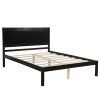 Platform Bed Frame with Headboard , Wood Slat Support , No Box Spring Needed ,Full,Espresso